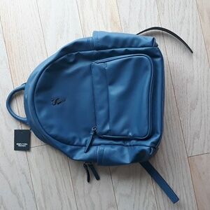 New Simply Vera Vera Wang womens backpack with device pocket. Denim blue